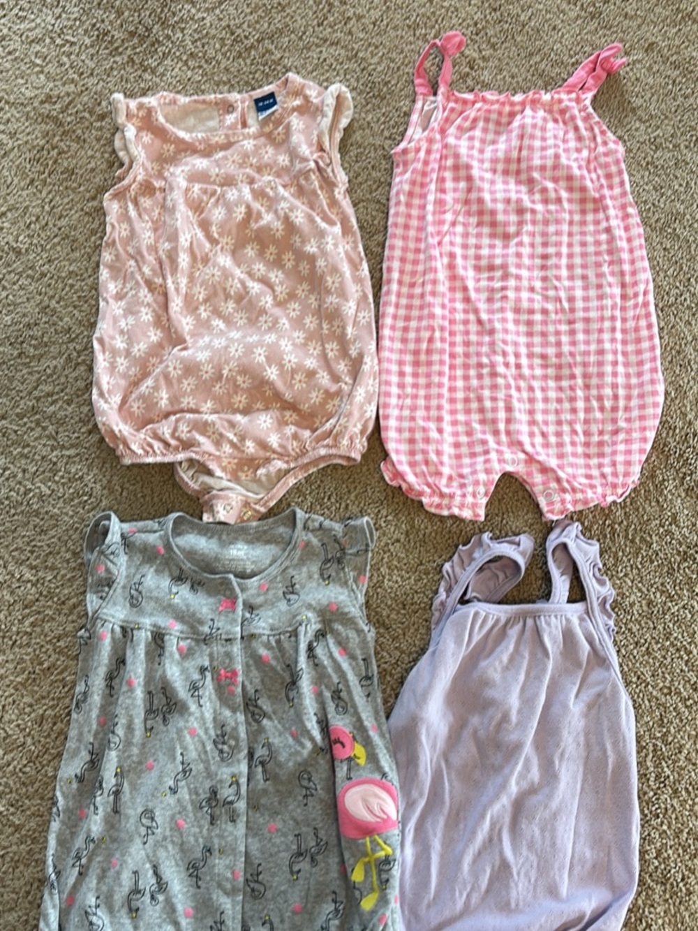 18 month girl onesie outfits